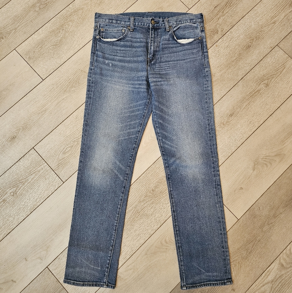 JCrew 770 Straight Leg Light Wash Mens 34×32
